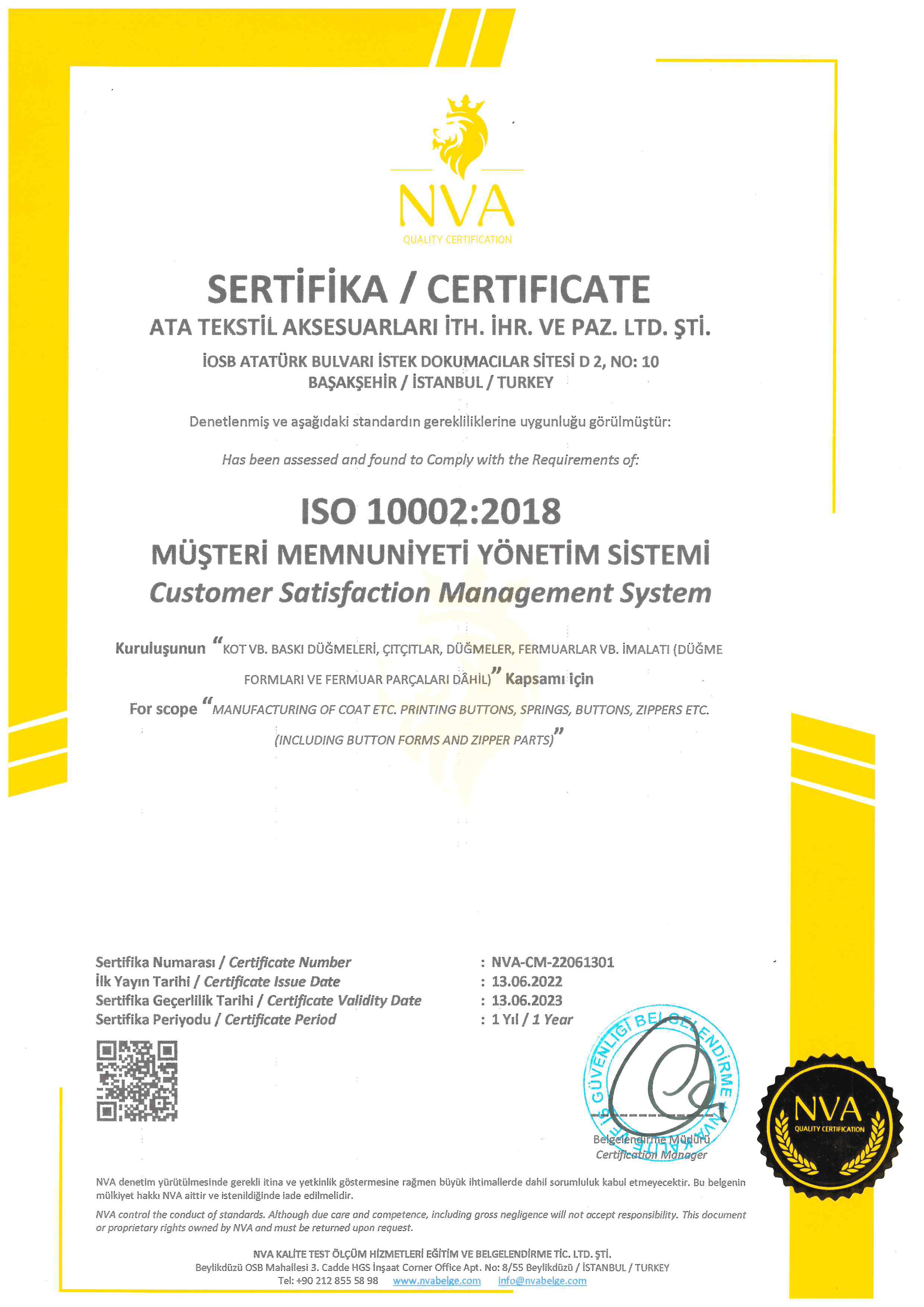 Kundenzufriedenheit ISO 10002:2018