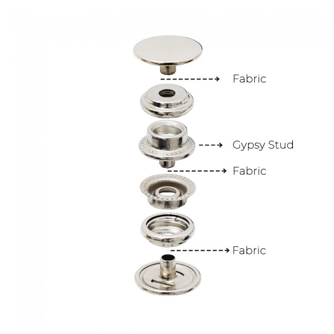 Druckknopf VT2 — Druckknöpfe, Detailansicht, Ata Buttons Türkei