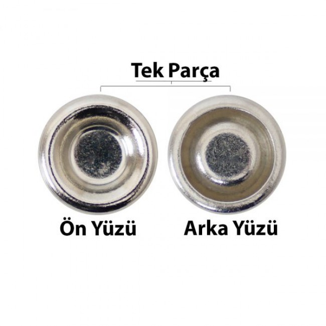 Niete für Krallendruckknopf — Druckknöpfe, Detailansicht, Ata Buttons Türkei