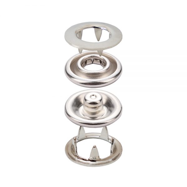 Krallendruckknopf mit breitem Ring — Druckknöpfe, Detailansicht, Ata Buttons Türkei