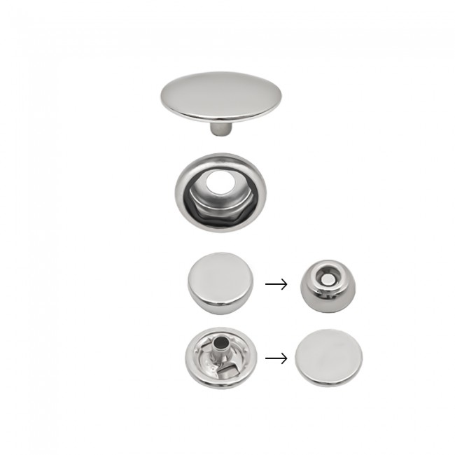 Druckknopf TR 215 — Druckknöpfe, Detailansicht, Ata Buttons Türkei