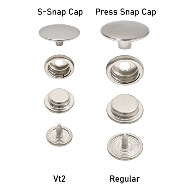 Druckknopf TR 500 — Druckknöpfe, Detailansicht, Ata Buttons Türkei