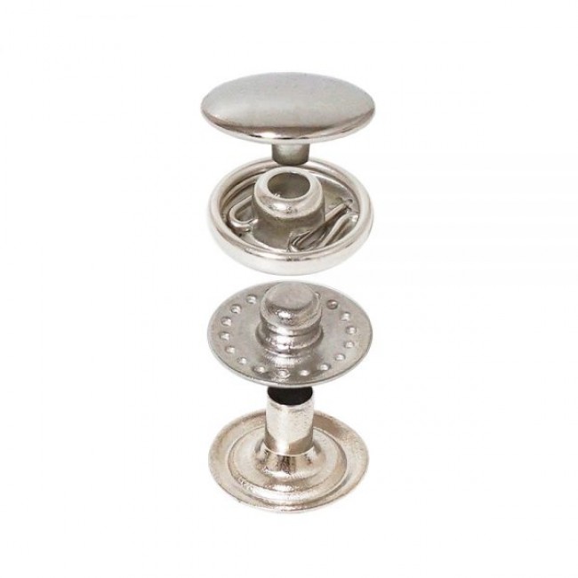 Mini-Federdruckknopf VT2 mit Normalkappe — Druckknöpfe, Detailansicht, Ata Buttons Türkei